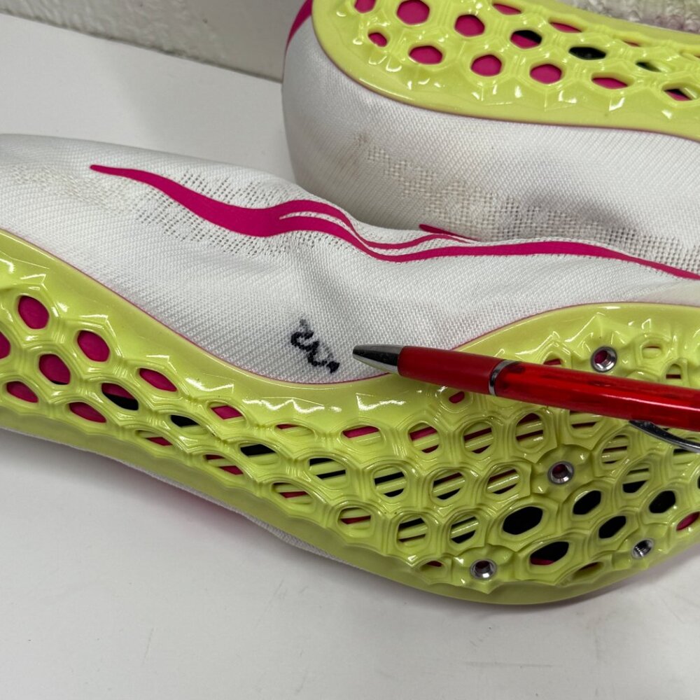 Nike Zoom Ja Fly 4 Sprint Track Spikes White Pink… - image 6